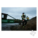 Arbeidsgenser med refleks, sort/gul