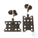 Sikkerhetsnor med kortholder,  sort